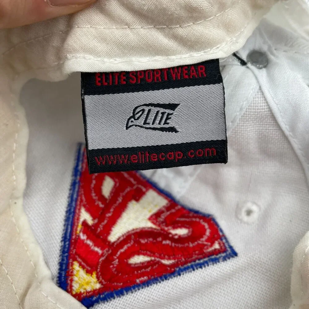 Elite Sportswear Baseball Hat Girls Youth One Size White Super Princess Cap Logo